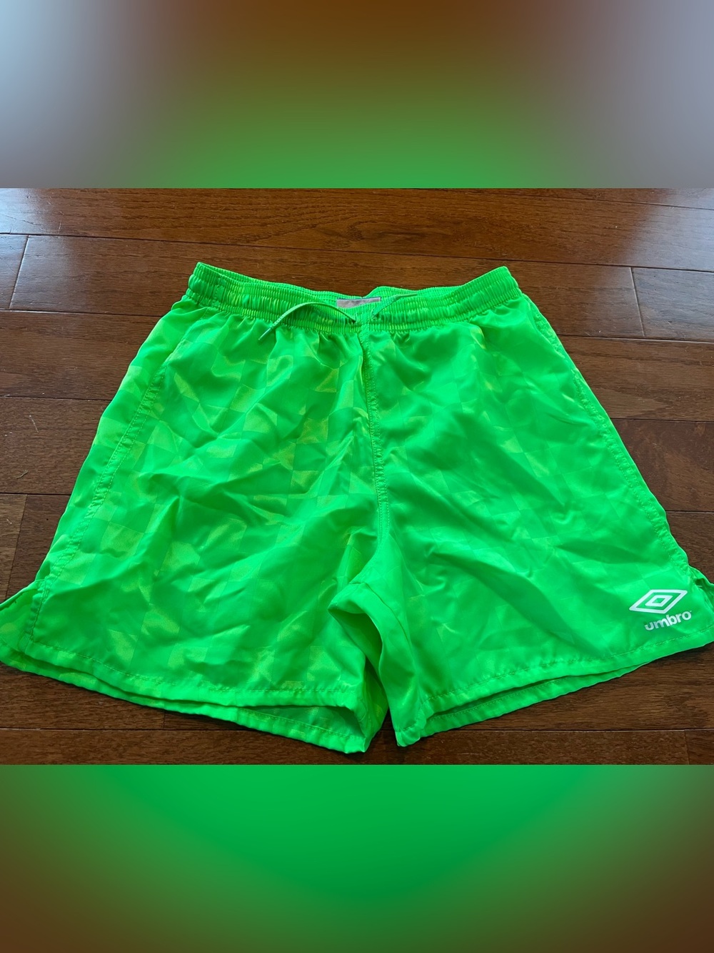 Umbro Boy Neon Green Swim Shorts